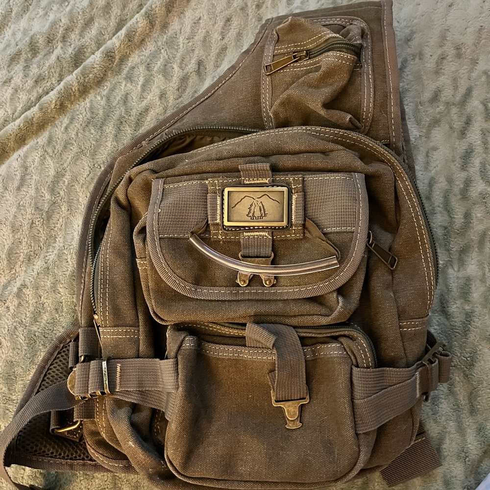 Canvas backpack (hiking/everyday use)